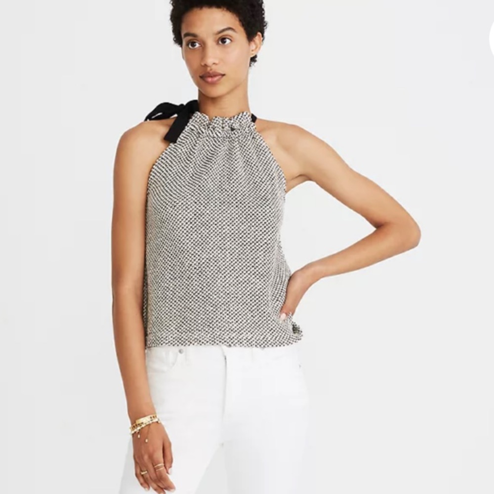 m a d e w e l l • tie neck halter - Picture 2 of 5